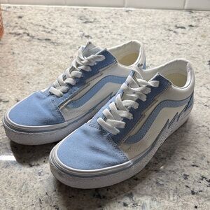 Vans Casual Blue and White Sneakers